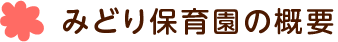 みどり保育園の概要